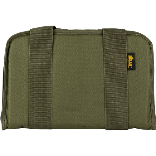 US PeaceKeeper Attache - Pistol Case, 12.5", 600 Denier Polyester, Olive Drab Green