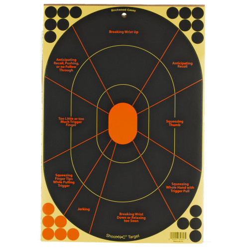 Birchwood Casey Shoot-N-C - Target, 12"X18", 12"X 18"