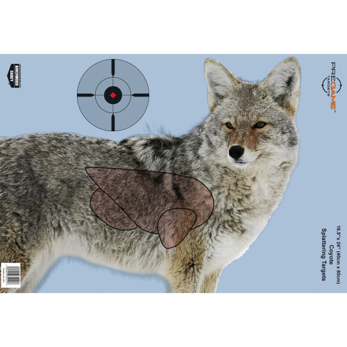 Birchwood Casey Pregame - Target, 16.5"x24", Target With Visible Vitals, Coyote