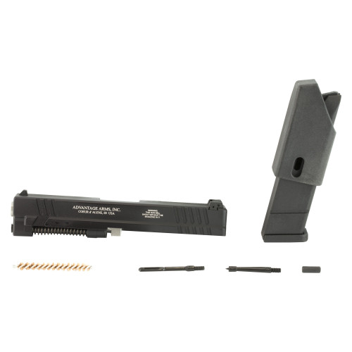 Advantage Arms Conversion Kit, 22LR, 4.49" Barrel, Fits Springfield Armory XD 9/40, Non-XDM Frames Only, Does Not Fit 3" Sub-compact, With Range Bag, Black Finish, 10 Rounds, 1 Magazine