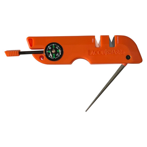 AccuSharp Outdoor Survival Tool - Multi-Tool, Orange