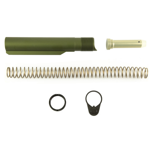 Aero Precision Enhanced Carbine Buffer Kit - Buffer Tube Complete Assembly, AR-15, Olive Drab Green