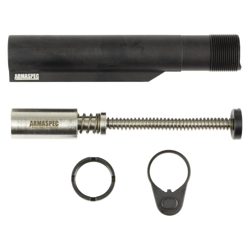 Armaspec SRS Buffer Kit - Buffer Tube Complete Assembly, AR-10, Black