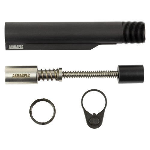 Armaspec SRS Buffer Kit - Buffer Tube Complete Assembly, AR-15, Black