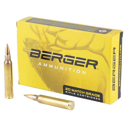 Berger Bullets Classic Hunter - 300 Winchester Magnum, 185Gr, Boat Tail, 20-Round Box
