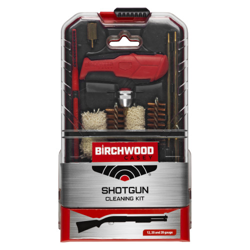 Birchwood Casey Universal Shotgun Cleaning Kit, 17 Pieces, Custom Handle