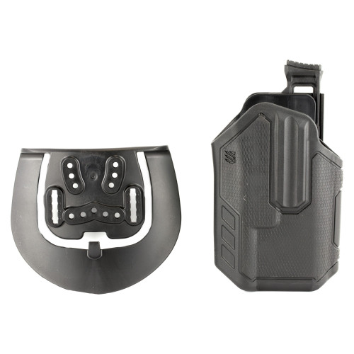 BLACKHAWK Omnivore L2 Multi-Fit Holster - Duty Holster, Fits More Than 150 Styles of Semi-Automatic Handguns with Streamlight TLR 1 & 2, Right Hand, Black