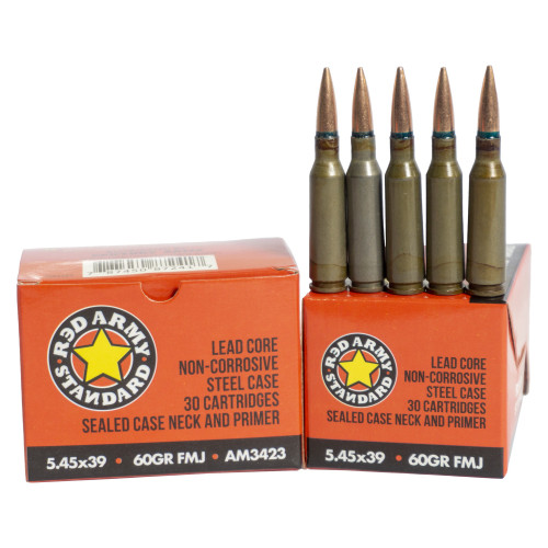 Century Arms Steel Case - 5.45X39, 60Gr, Full Metal Jacket, 30-Round Box