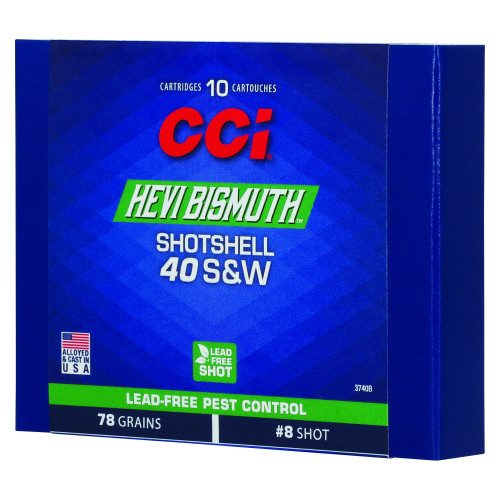 CCI Ammunition Hevi-Bismuth - 40 S&W, 78Gr, 10-Round Box