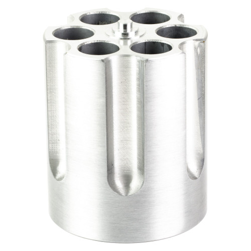 Caliber Gourmet Revolver Cylinder Pen Holder, Aluminum, Silver