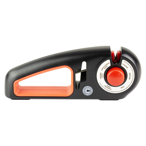 Caliber Gourmet Adjustable Knife Sharpener - Black, Red