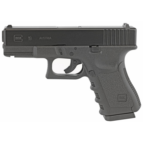 Umarex GLK G19 GEN 3 CO2 Pistol, .177 BB, 4.25" Barrel, Black Synthetic Grip, 410 Feet Per Second, 16 Rounds, Black
