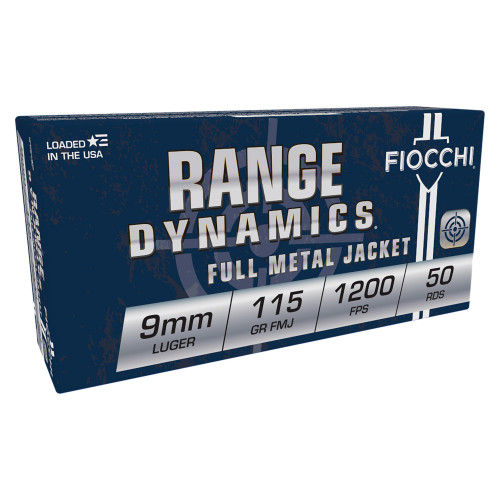 Fiocchi Ammunition Range Dynamics - 45 ACP, 230Gr, Full Metal Jacket, 50-Round Box