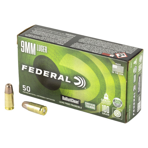 Federal Subsonic - 9MM, 100Gr, Lead Free Ball, 50-Round Box