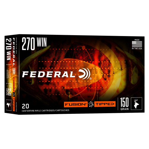 Federal Fusion - 270 Winchester, 150Gr, Polymer Tip, 20-Round Box