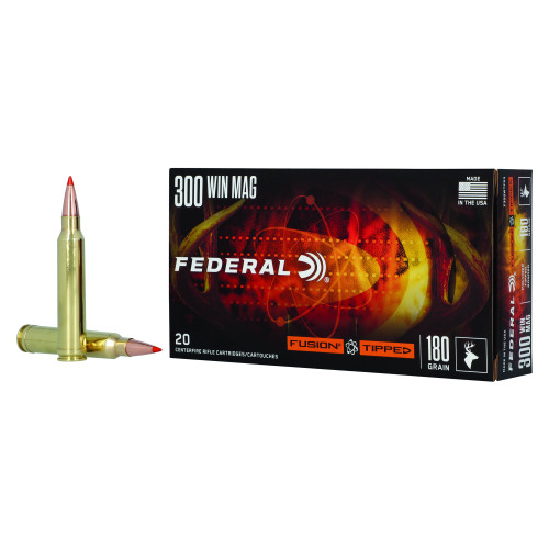 Federal Fusion - 300 Winchester Magnum, 180Gr, Polymer Tip, 20-Round Box