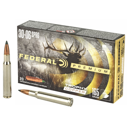 Federal Premium - 30-06 Springfield, 165Gr, Copper, 20-Round Box