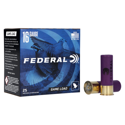 Federal Game Load - 16 Gauge 2.75", #7.5, Partition, 25-Round Box