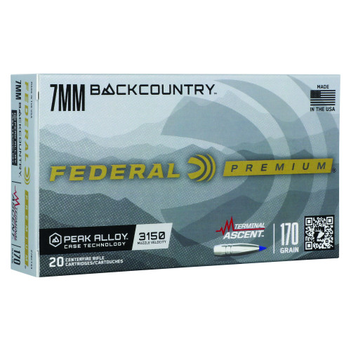 Federal Premium Classic - 7MM Backcountry, 170Gr, Terminal Ascent, 20-Round Box