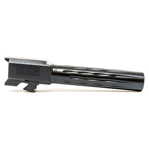 Faxon Firearms Match Series - Barrel, 9MM, Fits Glock 19, Black