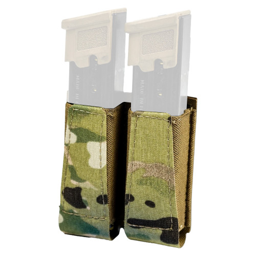 GBRS Group Double Pistol - Magazine Pouch, (2) Pistol Magazines, MultiCam