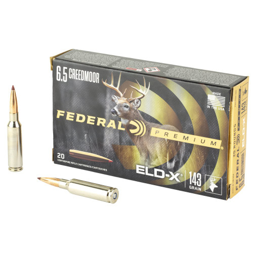 Federal Premium - 6.5 Creedmoor, 143Gr, Polymer Tip, 20-Round Box
