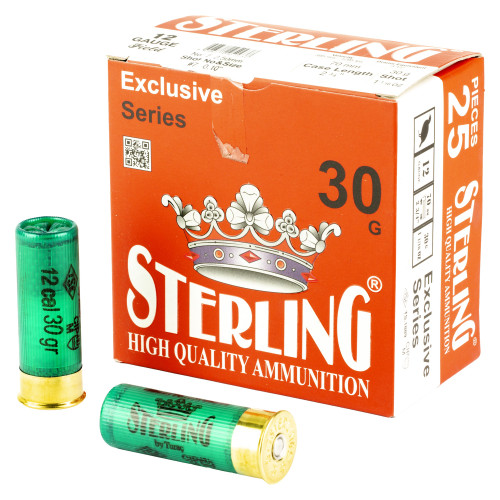 Sterling Exclusive Series - 12 Gauge 2.75", #7, Shot, 25-Round Box