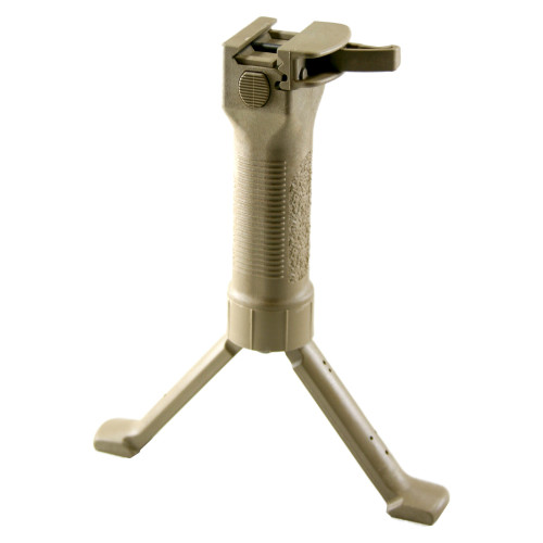 Grip Pod Grip Pod, Fits Picatinny, Steel Reinforced Legs, Cam Lever, Tan