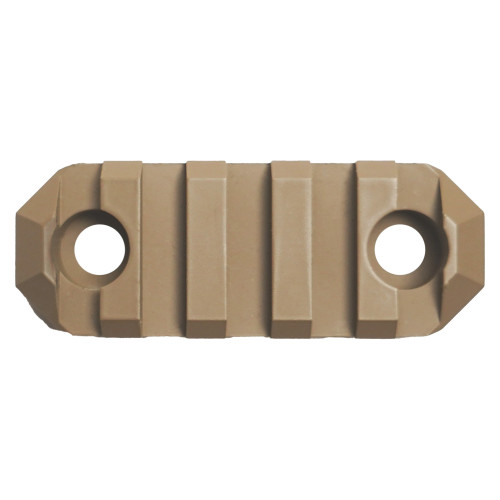 GrovTec 5 Slot Rail Section, Cerakote Finish, Coyote, M-LOK