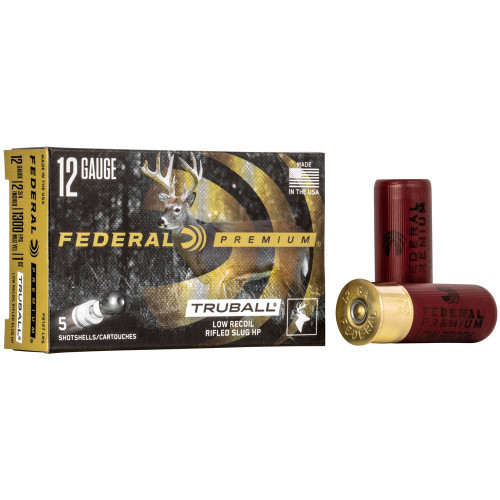 Federal Premium - 12 Gauge 2.75", TruBall, 5-Round Box, Vital-Shok, 1oz