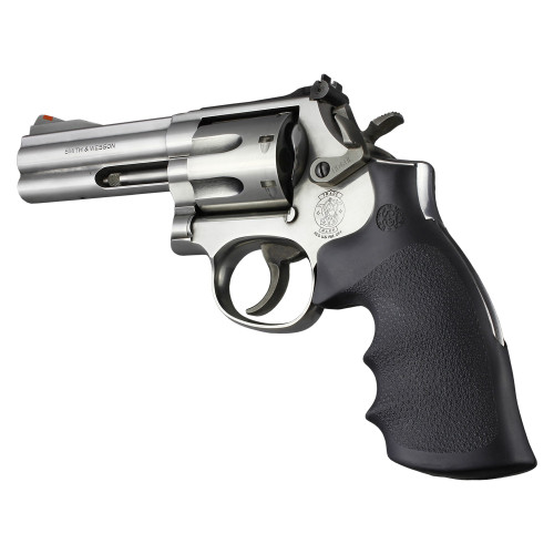 Hogue Rubber Grip - Revolver Grip, S&W K/L RB to SB Conv, Black