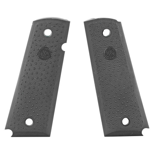 Hogue Rubber Grip - Grip Panel, 1911 Government, Black