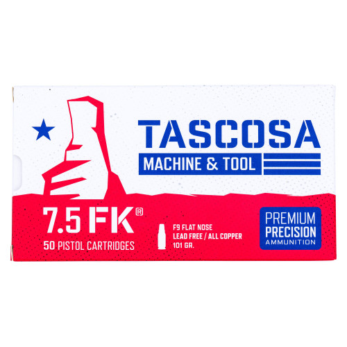 FK BRNO F9 Ammo - 7.5 FK, 101Gr, Flat Nose, 50-Round Box
