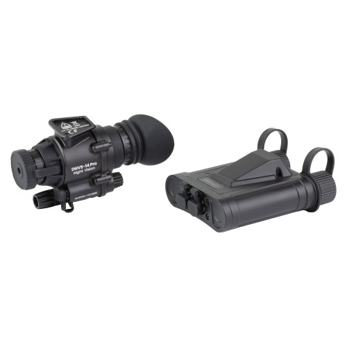INFITAC, Digital Night Vision Monocular, 1X Magnification, 22mm Objective, 100Hz, Multi Color Palette, Black