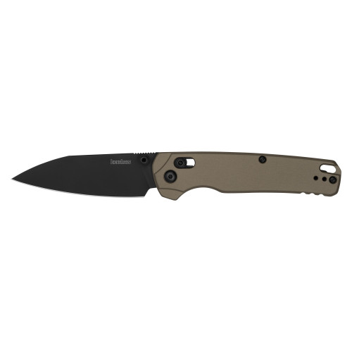Kershaw Bel Air XL - Folding Knife, Plain, 3.4", Black