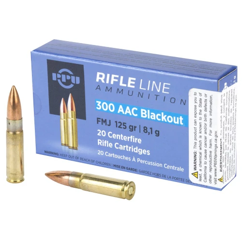 Prvi Partizan Rifle - 300 Blackout, 125Gr, Full Metal Jacket, 20-Round Box