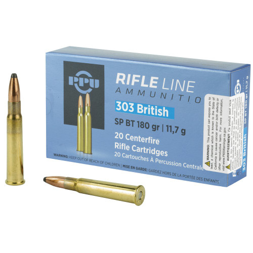 Prvi Partizan Rifle - 303 British, 180Gr, Soft Point, 20-Round Box