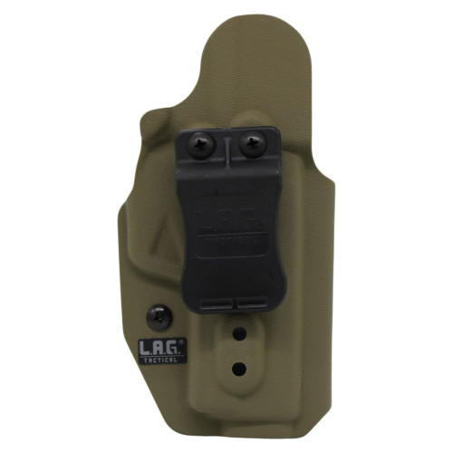 L.A.G. Tactical, Inc. Liberator - Inside Waistband Holster, Fits Glock 19, Ambidextrous, Flat Dark Earth