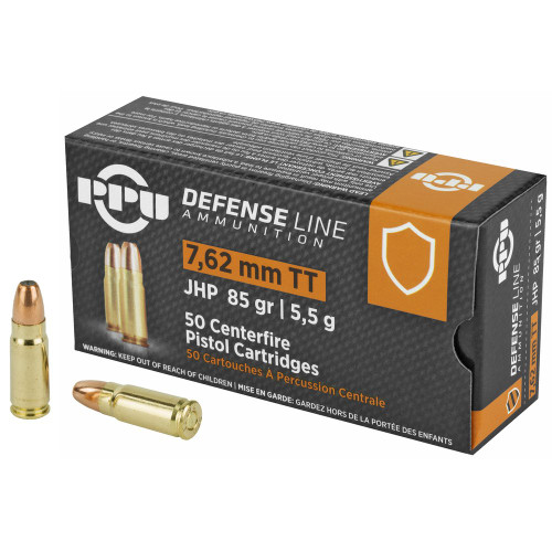 Prvi Partizan Handgun Defense - 7.62X25 Tokarev, 85Gr, Hollow Point, 50-Round Box