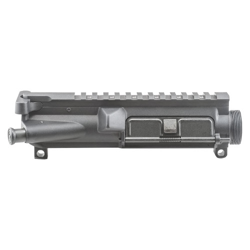 Luth-AR Upper, Black, 1913 Rail for Mounting Optics and Accessories, Forged, Flat Top, Comes with Charging Handle, Forward Assist, and Dust Cover