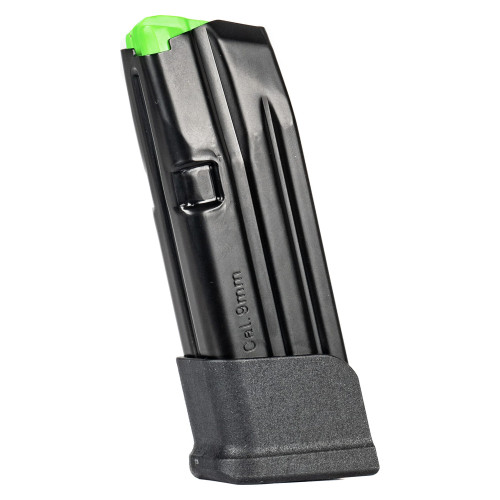 Mec-Gar USA Magazine, 9MM, 15 Rounds, Black, Fits Glock 26, Anti-Friction Coating