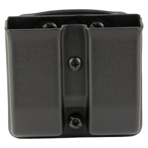 Mission First Tactical Double Pistol Magazine Pouch, Fits Sig P320/M17/M18/M&P 9MM, Black, Adjustable Retention, Includes 1.5" Belt Loop