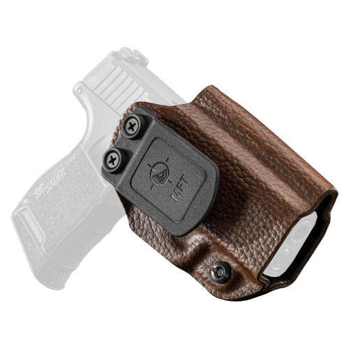 Mission First Tactical Hybrid Holster - Inside Waistband Holster, Sig P365, Ambidextrous, Brown