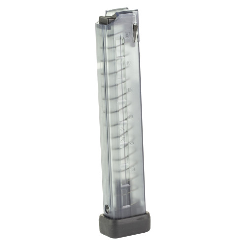 B&T USA Magazine, 9MM, 30 Rounds, Fits TP9/APC9/GHM9, Polymer, Clear