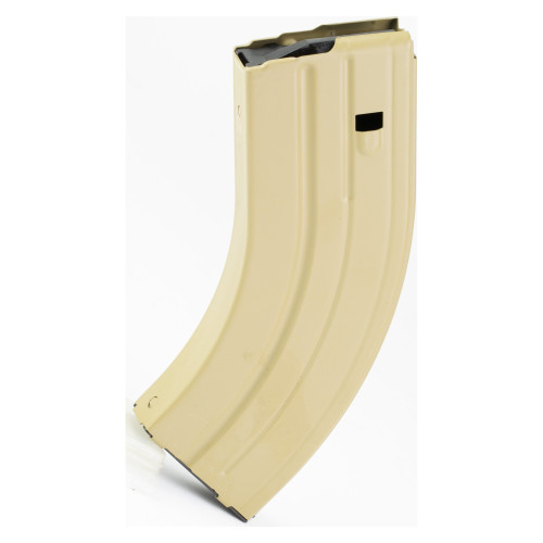 DURAMAG Magazine, 7.62X39, 28 Rounds, Fits AR Rifles, Black Anti-Tilt AGF Follower, Stainless Steel, Everflex Spring, Flat Dark Earth