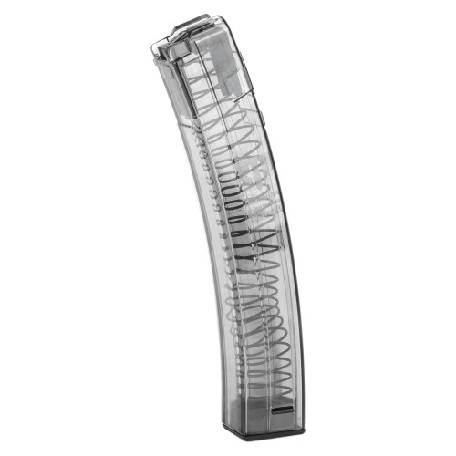Elite Tactical Systems Group Elite Tactical Systems Group, Magazine, 9MM, 30 Rounds, Fits H&K MP5, Polymer, Clear
