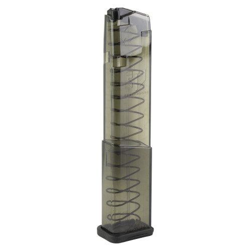 Elite Tactical Systems Group Magazine, 9MM, 19 Rounds, Fits Glock 43X, Carbon Smoke
