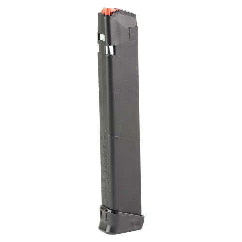Global Ordnance Magazine, 9MM, 33 Rounds, Fits GLOCK 17/34, Black