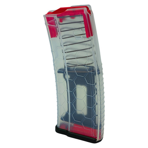 HEXMAG Hexview - AR Rifles, 223 Remington, 10 Rounds, Magazine, Translucent Clear