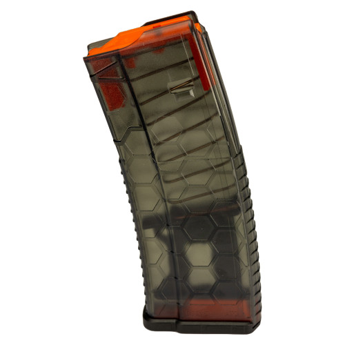HEXMAG Hexview - AR Rifles, 223 Remington, 15 Rounds, Magazine, Translucent Smoke